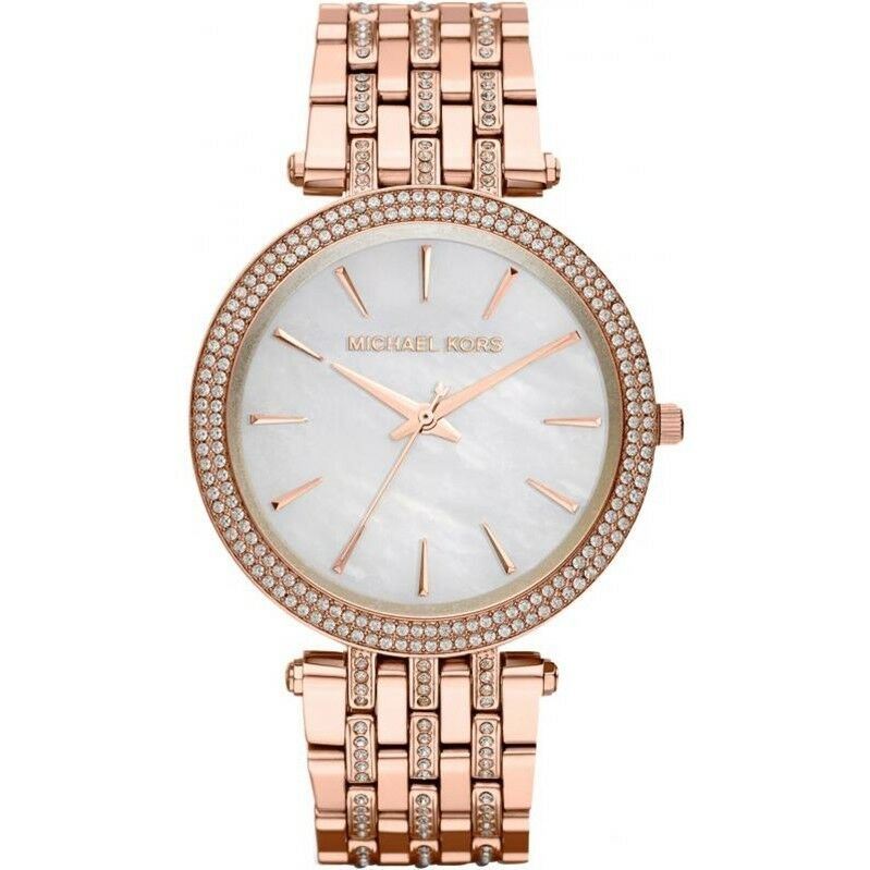 Michael Kors MK3220 Darci Mother of Pearl Dial Crystal Women's Watch Michael Kors MK3220 Darci Mother of Pearl Dial Crystal Women's Watch